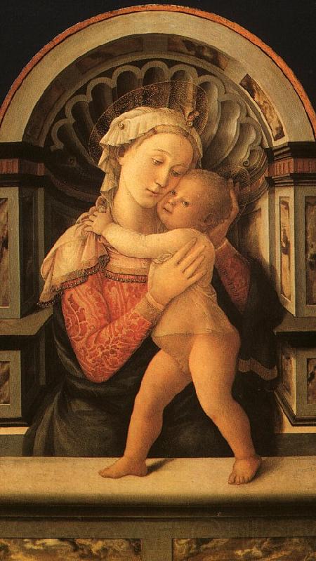 Fra Filippo Lippi Madonna and Child Norge oil painting art